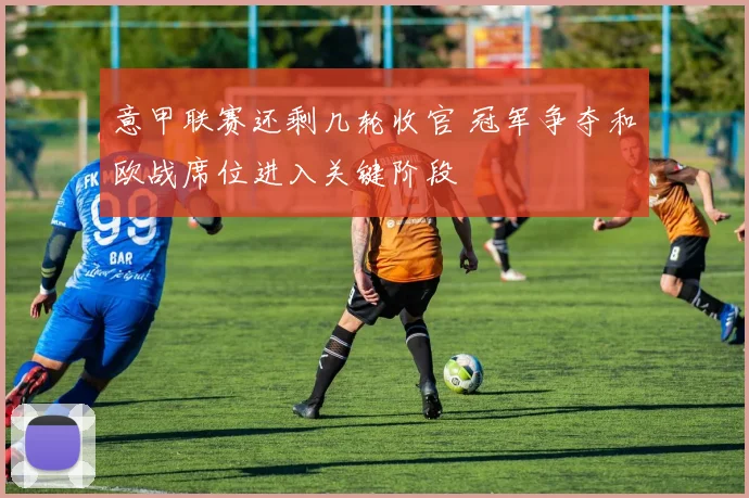 意甲联赛还剩几轮收官 冠军争夺和欧战席位进入关键阶段